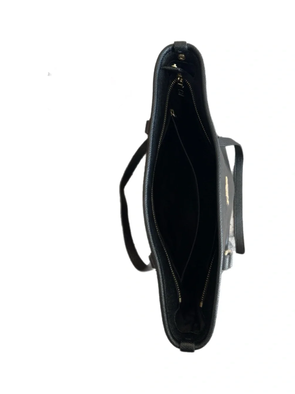 Coach city zip Black Tote with Gold Hardware excellent